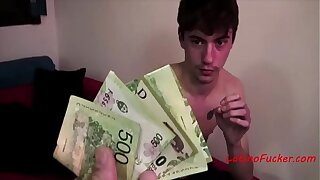 Latino Agreed To Gay Fuck For Money But, It HURTS