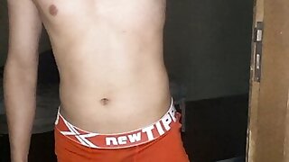 Brazilian in red underwear